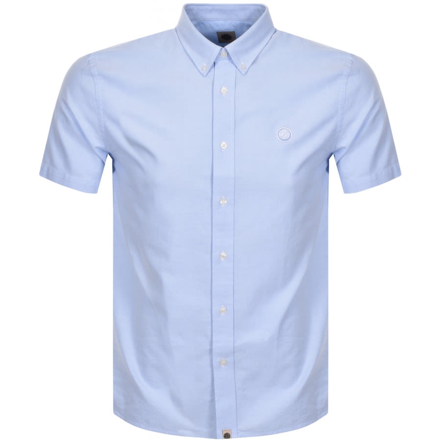 Alternative Image for ProductPretty Green Oxford Short Sleeve Shirt Blue1